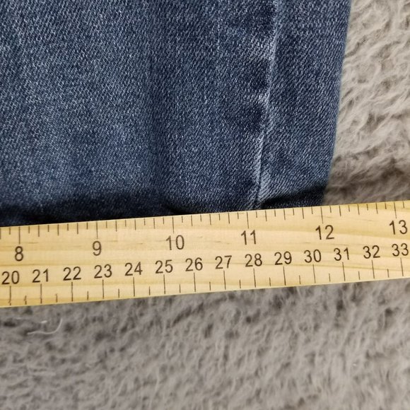 Levis Shorts Mens 42 569 Medium Wash Stretch High Rise Loose Fit Denim Jean - Picture 8 of 15